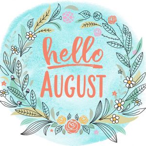 Hello August Digital Planner Sticker | @DigiPlannerCentral