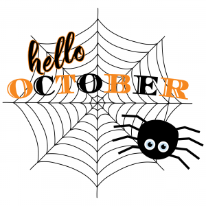 Hello October Digital Planner Sticker