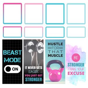 Fitness Digital Sticker Freebies | @DigiPlannerCentral