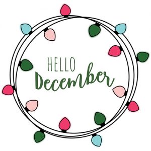 Hello December Digital Planner Sticker