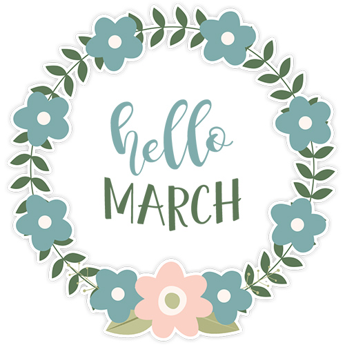 March Digital Planner Sticker Freebies | @DigiPlannerCentral