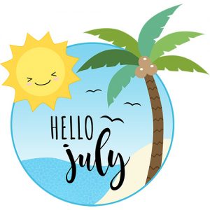 July Digital Planner Sticker Freebies | @DPCDIgitals