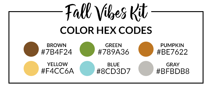 Fall Vibes Hex Codes | @DPCDigitals