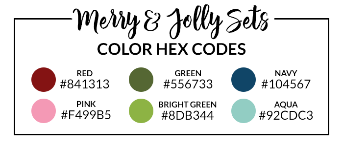 Merry and Jolly Hex Codes