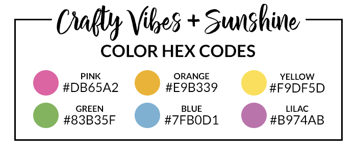 Crafty Vibes Hex Codes