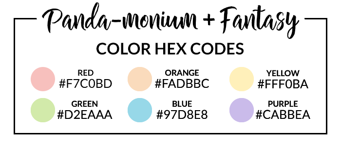 Panda & Fantasy Hex Codes