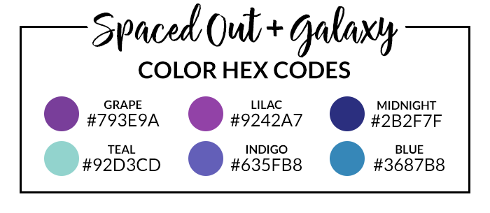 Galaxy Hex Codes