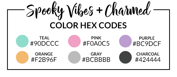 Charmed & Spooky Vibes Hex Codes