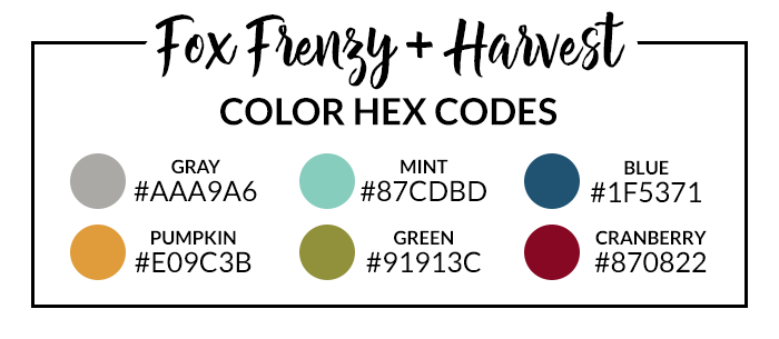 Harvest Hex Codes