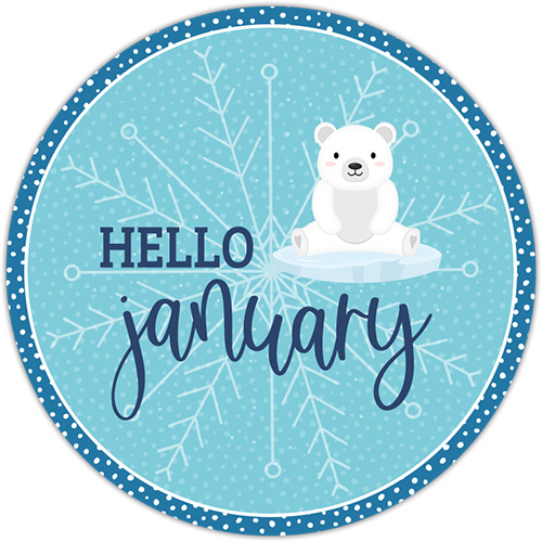 DPC Digitals January Freebie Sticker Set