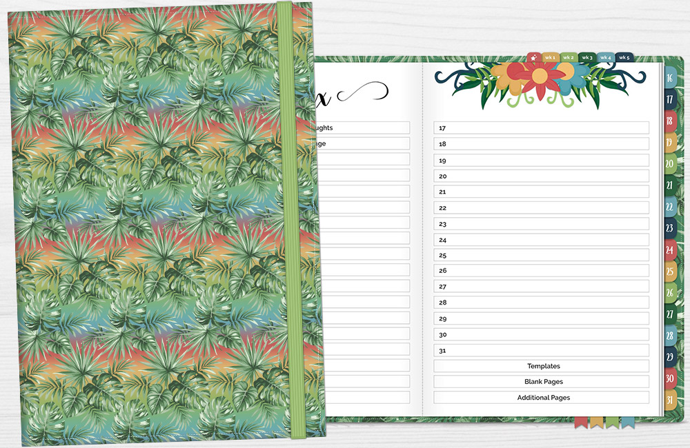 DPC Digitals June Safari One Month Digital Planner Freebie