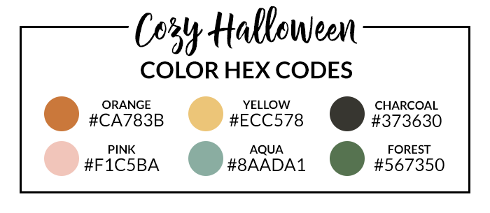 Cozy Halloween Hex Codes