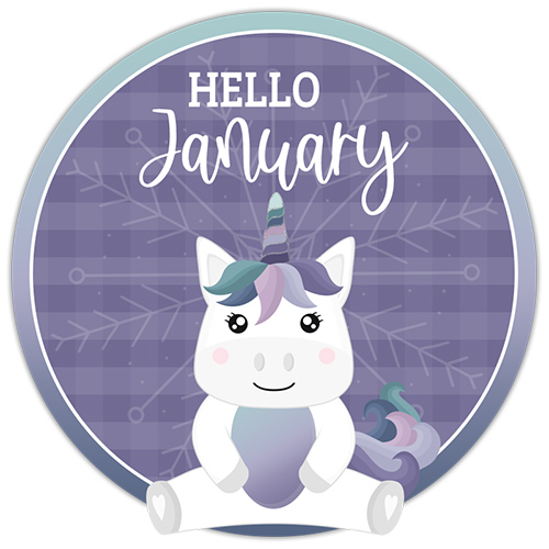 DPC Digitals January Freebie Sticker Set | @DPCDigitals