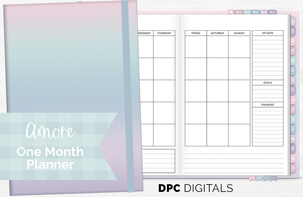 DPC Digitals | February Destiny One Month Digital Planner Freebie
