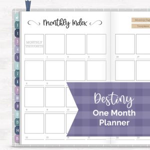 DPC Digitals | January Destiny One Month Digital Planner Freebie