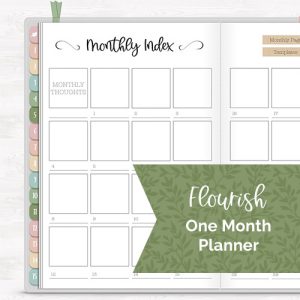DPC Digitals | March Flourish One Month Digital Planner Freebie