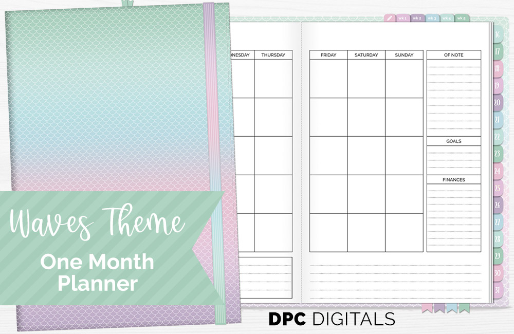 DPC Digitals | May Happy Theme One Month Digital Planner Freebie