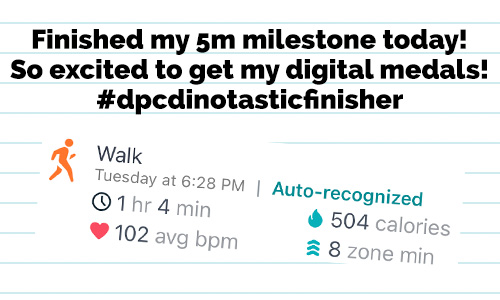 DPC Dinotastic Walk + Run Virtual Race | @DPCDigitals