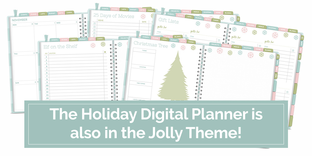 FREE 2022 Holiday Digital Planner Download | @DPCDigitals