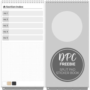 DPC Digitals | Split Pad Digital Sticker Book Freebie