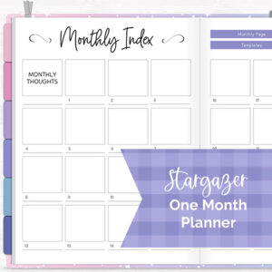 DPC Digitals | May Stargazer Theme One Month Digital Planner Freebie