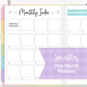DPC Digitals | June Sprinkles Theme One Month Digital Planner Freebie