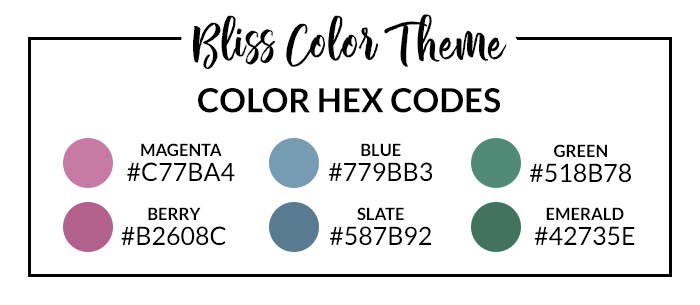 Bliss Hex Codes