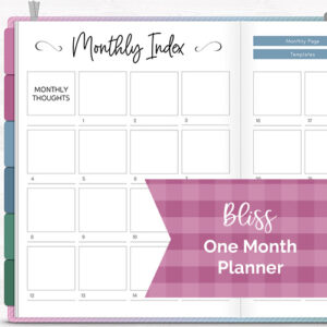 DPC Digitals | August Bliss Theme One Month Digital Planner Freebie