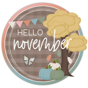 DPC Digitals November Freebie Sticker Set | @DPCDigitals
