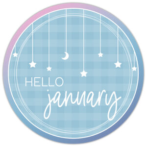 DPC Digitals January Freebie Sticker Set | @DPCDigitals