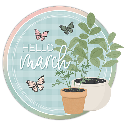 DPC Digitals March Freebie Sticker Set | @DPCDigitals