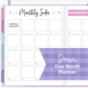 DPC Digitals | May Dream Theme One Month Digital Planner Freebie