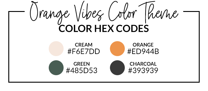 Orange Vibes Hex Codes