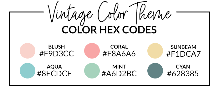 Vintage Hex Codes