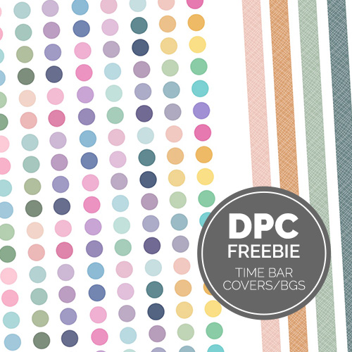 Time Bar Cover BGs Digital Sticker Set | @DPCDigitals