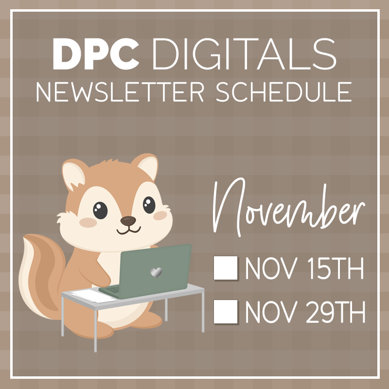 November 2024 Newsletter Schedule
