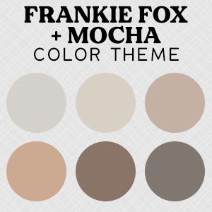 Frankie the Fox and Mocha Color Theme