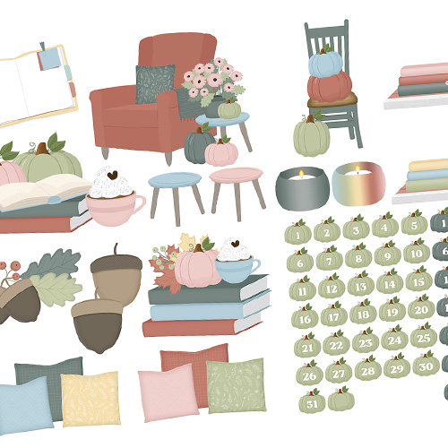 Fall Feels Digital Stickers