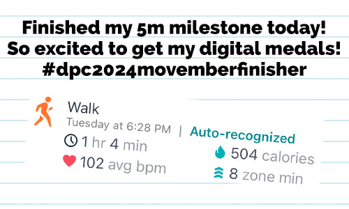 DPC 2024 Movember Virtual Race | @DPCDigitals