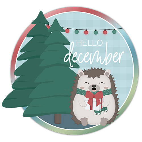 DPC Digitals December Freebie Sticker Set | @DPCDigitals