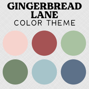 Gingerbread Lane Color Theme