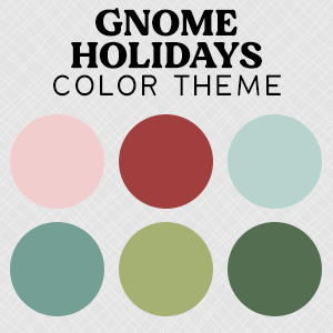 Gnome Holidays Color Theme