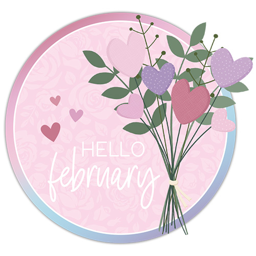 DPC Digitals February Freebie Sticker Set | @DPCDigitals
