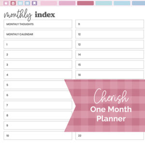 DPC Digitals | February Cherish Theme One Month Digital Planner Freebie