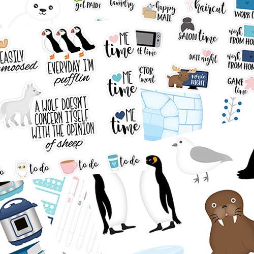 Arctic Vibes Sticker Set