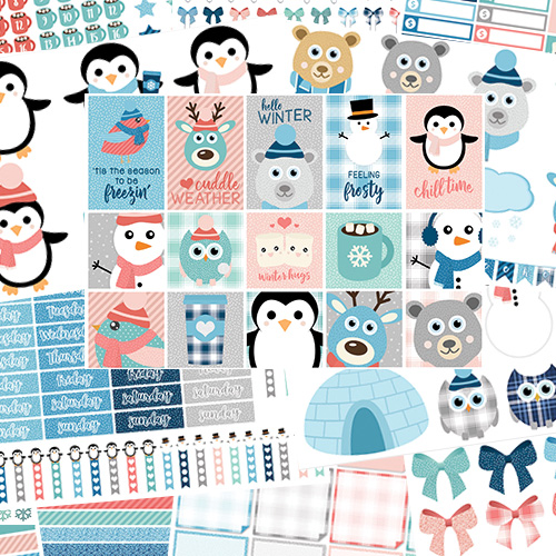 Winter Fun Sticker Set