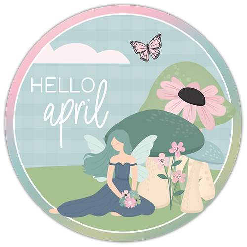 DPC Digitals April Freebie Sticker Set | @DPCDigitals