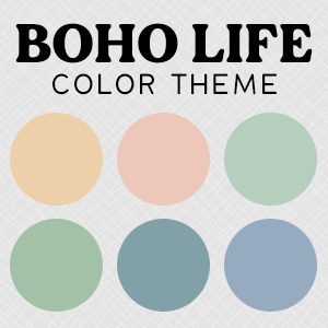 Boho Life Color Theme