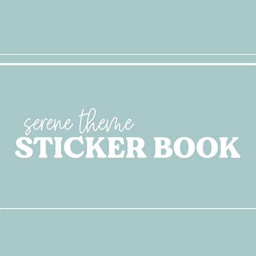 DPC Digitals | April Serene Set Sticker Book