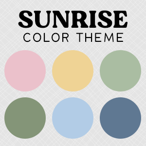 Sunrise Color Theme